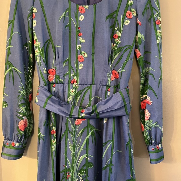 Vintage 60's Posh by Jay Anderson Women's US Sz 2 ES Multicolor Floral Mod Retro - Picture 5 of 8